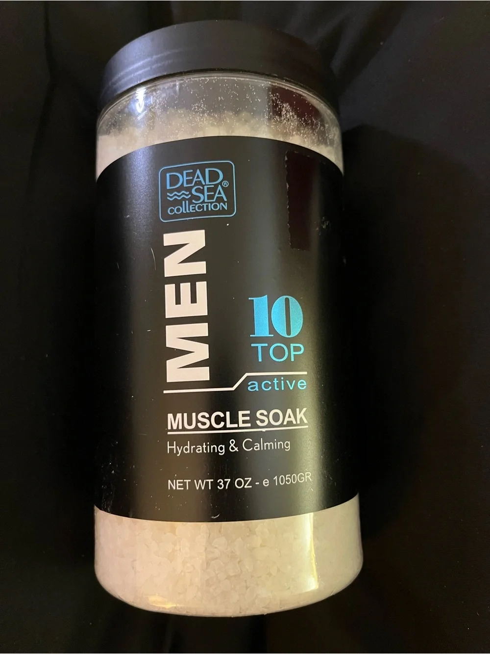 Dead Sea Collection 10 TOP Active Mens Sandalwood Bath Salts Hydrating 37 oz